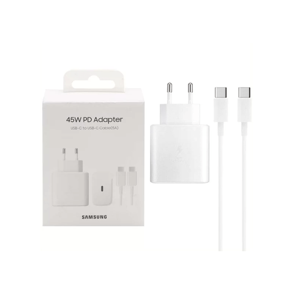 شارژر دیواری سامسونگ مدل EP-T4510 به همراه کابل تبدیل USB-C