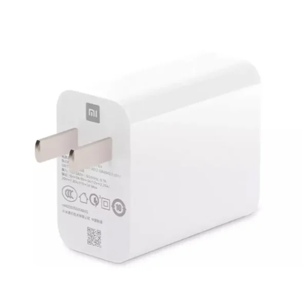 آداپتور 33 وات اورجینال شیائومی به همراه کابل تبدیل USB-C پکدار