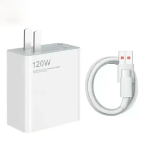 آداپتور 120 وات اورجینال شیائومی به همراه کابل تبدیل USB-C پکدار
